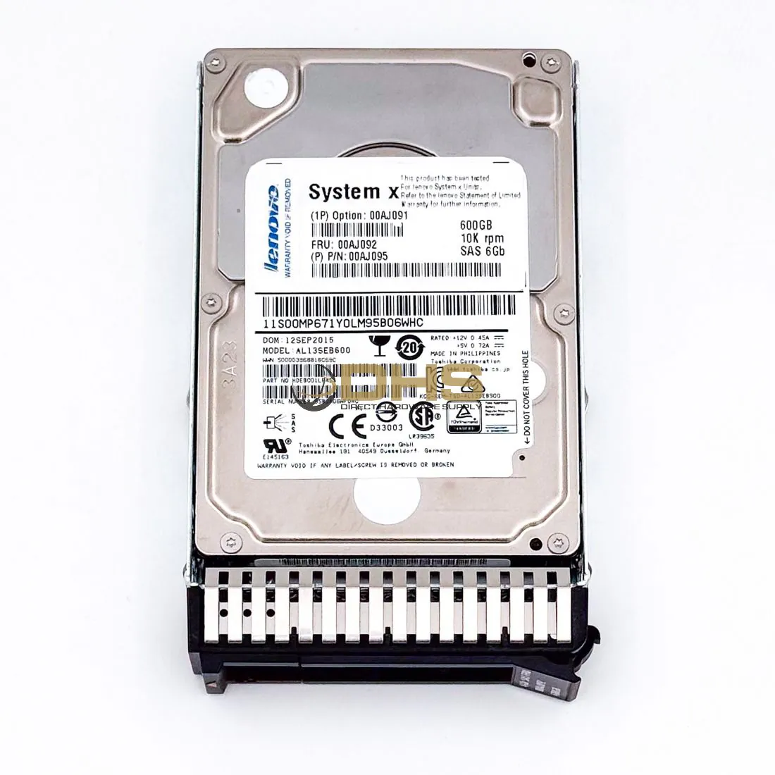 レノボ・ジャパン旧IBM 600GB 10K 12Gb SAS 2.5型 G3HS 512e HDD 00NA241 d2ldlup Amazon.com: Lenovo 00NA241 System X 600GB 2.5